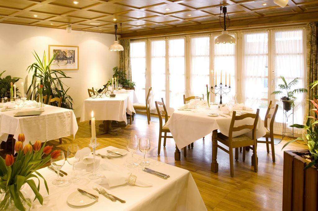Hotel Landgasthof Hirschen Рамзен Ресторан фото